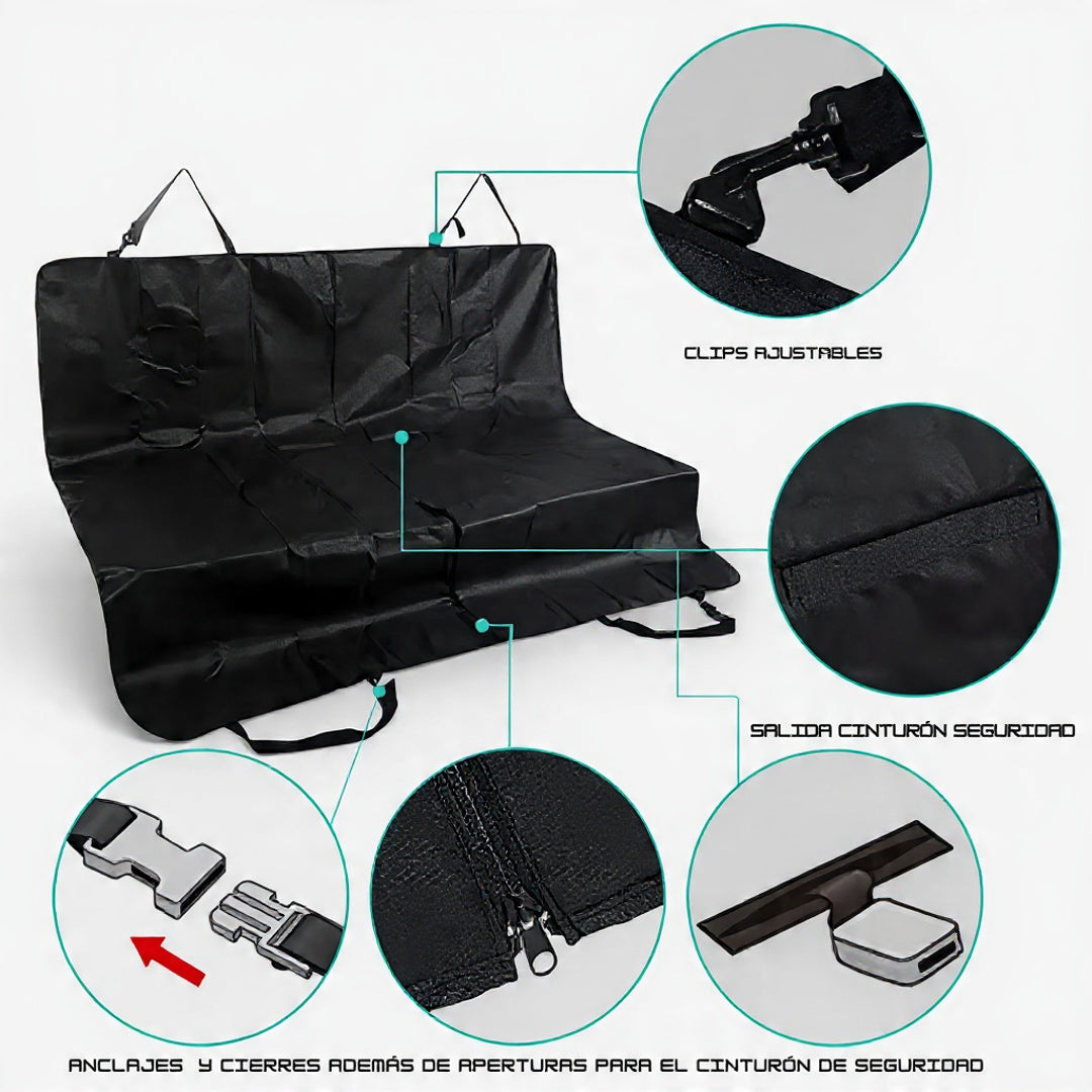 Protector Premium para Asientos de Auto | Antifluido, Antipelusa y Antidesgaste