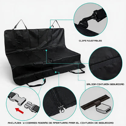 Protector Premium para Asientos de Auto | Antifluido, Antipelusa y Antidesgaste